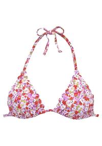 Lascana Triangel-Bikini-Top Bikini Oberteil Damen - rot-flieder