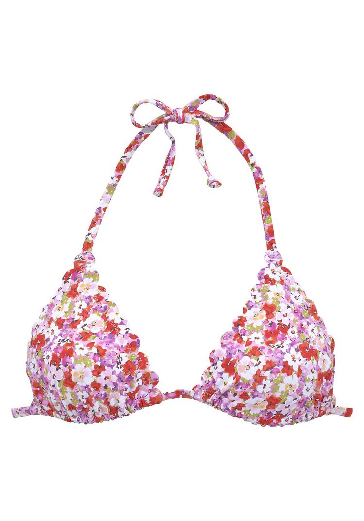 Lascana Lascana Triangel-Bikini-Top Bikini Oberteil Damen - rot-flieder - 0 | SportScheck