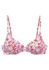 Lascana B&uuml;gel-Bikini-Top Bikini Oberteil Damen - rot-lila