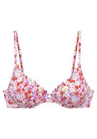 Lascana B&uuml;gel-Bikini-Top Bikini Oberteil Damen - rot-lila
