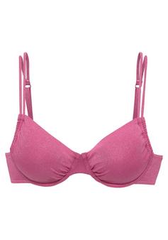 Lascana Bügel-Bikini-Top Bikini Oberteil Damen pink