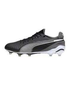 PUMA KING Ultimate FG/AG White Edition Fußballschuhe schwarz