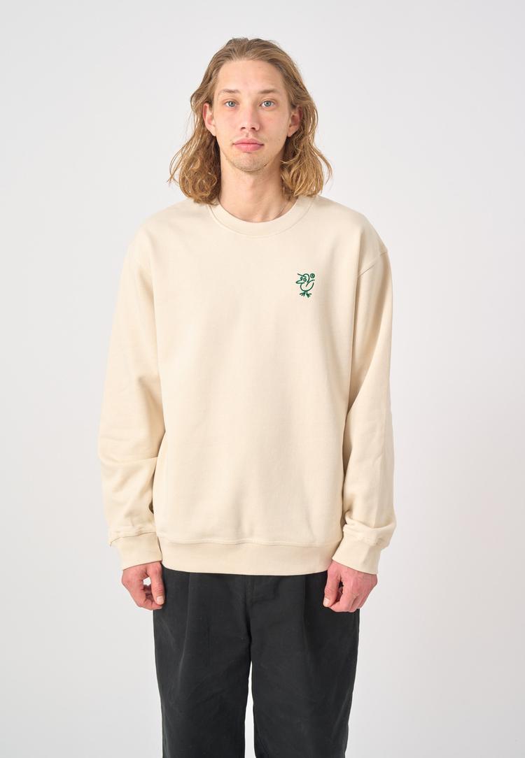 Cleptomanicx Cleptomanicx Sketch Gull Longsweat Herren - Raw Undyed - 0 | SportScheck