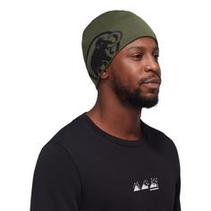 Rückansicht von Mammut Tweak Beanie dark marsh-black