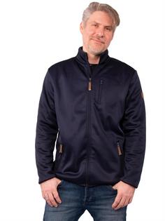 Rückansicht von Gipfelglück Willi Softshelljacke Herren Navy