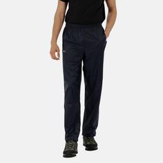 Rückansicht von Regatta Pack It Regenhose Herren Navy