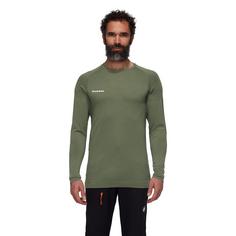 Rückansicht von Mammut Trift Langarmshirt Herren marsh