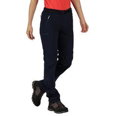 Rückansicht von Regatta Xert Zip Off Wanderhose Damen Navy