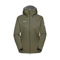 Mammut GORE-TEX Ultimate VII Hooded Softshelljacke Damen marsh