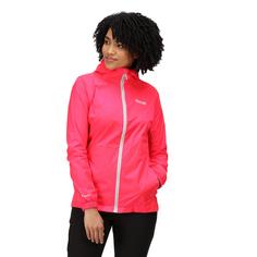 Rückansicht von Regatta Pack It Regenjacke Damen Neon Pink