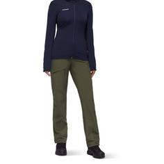 Rückansicht von Mammut Taiss Guide Softshellhose Damen dark marsh