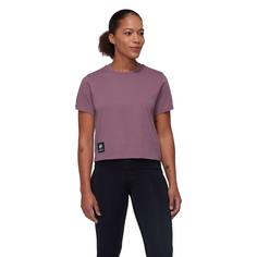 Rückansicht von Mammut Massone Cropped Patch T-Shirt Damen flux