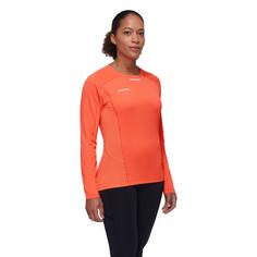 Rückansicht von Mammut Aenergy FL Langarmshirt Damen peach