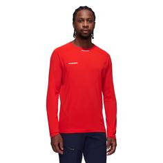 Rückansicht von Mammut Aenergy FL Langarmshirt Herren mammut red