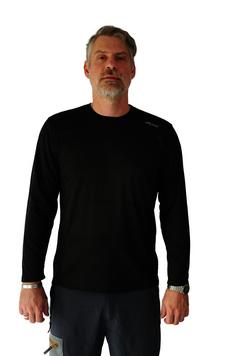 Rückansicht von JOLUVI Duplex Longsleeve Funktionsshirt Black