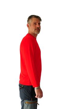 Rückansicht von JOLUVI Duplex Longsleeve Funktionsshirt Rojo