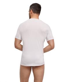 Rückansicht von Falke Daily Climate Control Unterhemd Herren white (2000)