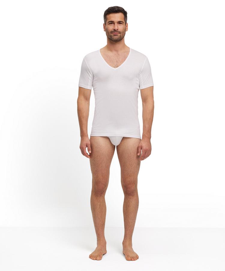 Falke Falke UW Deep V-Neck T-Shirt Outlast m Unterhemd Herren - white (2000) - 1 | SportScheck