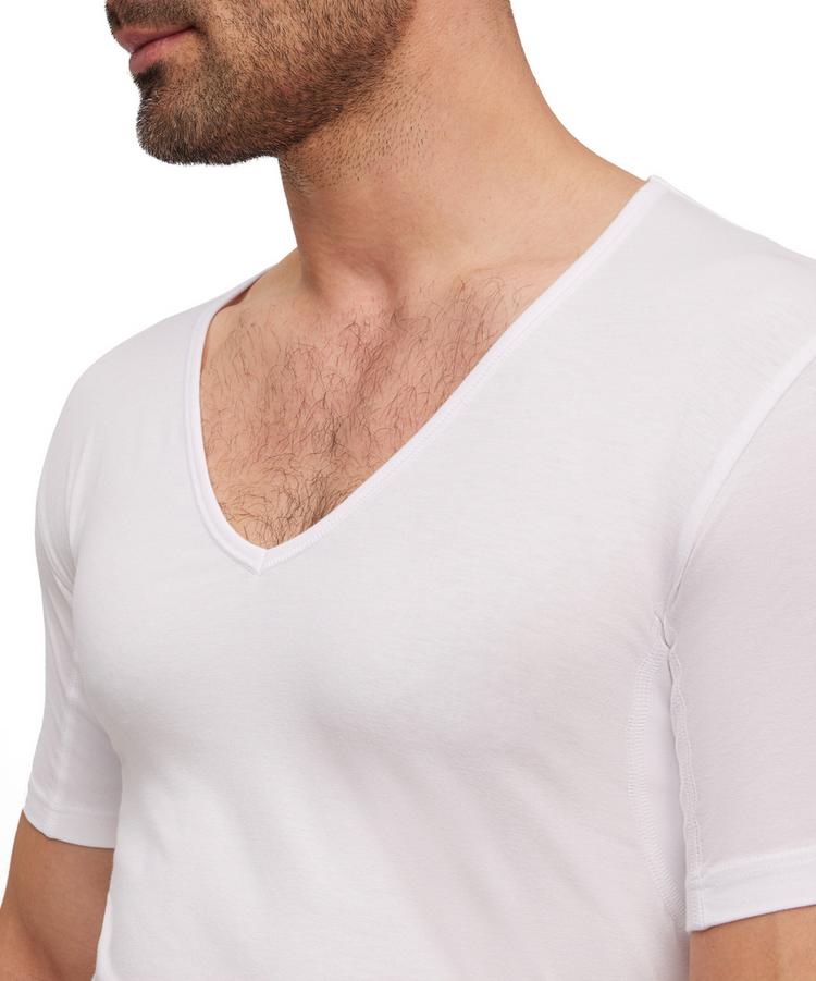 Falke Falke UW Deep V-Neck T-Shirt Outlast m Unterhemd Herren - white (2000) - 3 | SportScheck