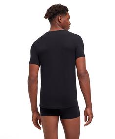 Rückansicht von Falke T-Shirt Unterhemd Herren black (3000)