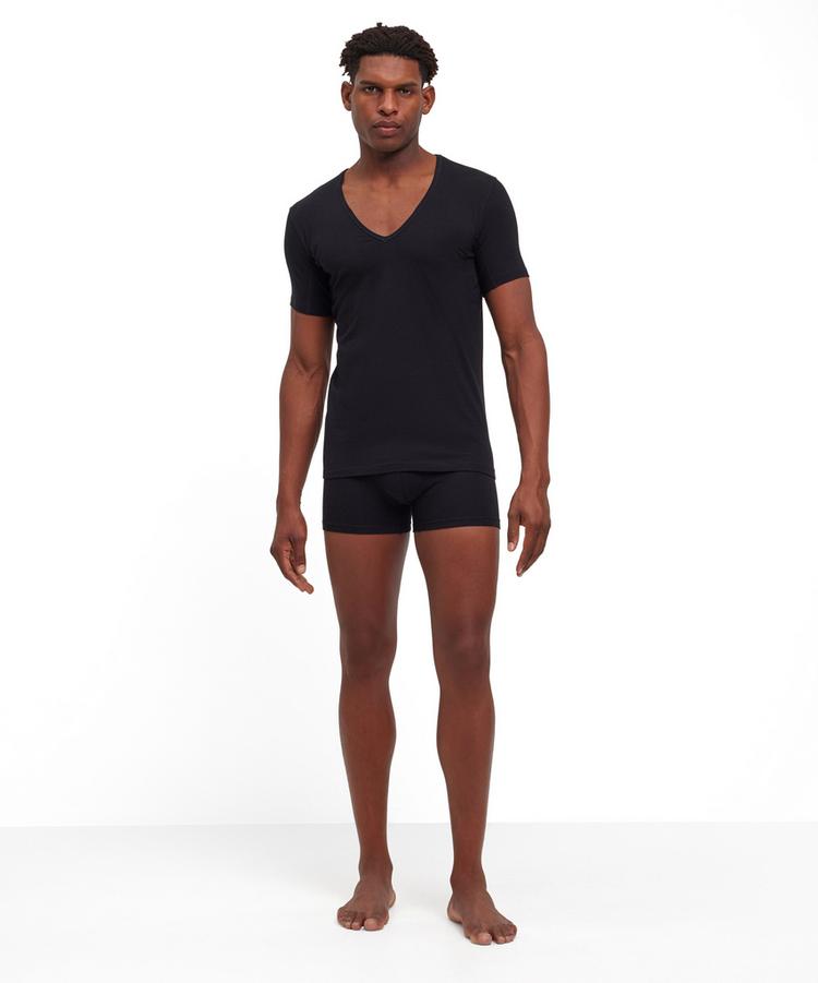 Falke Falke UW Deep V-Neck T-Shirt Outlast m Unterhemd Herren - black (3000) - 1 | SportScheck