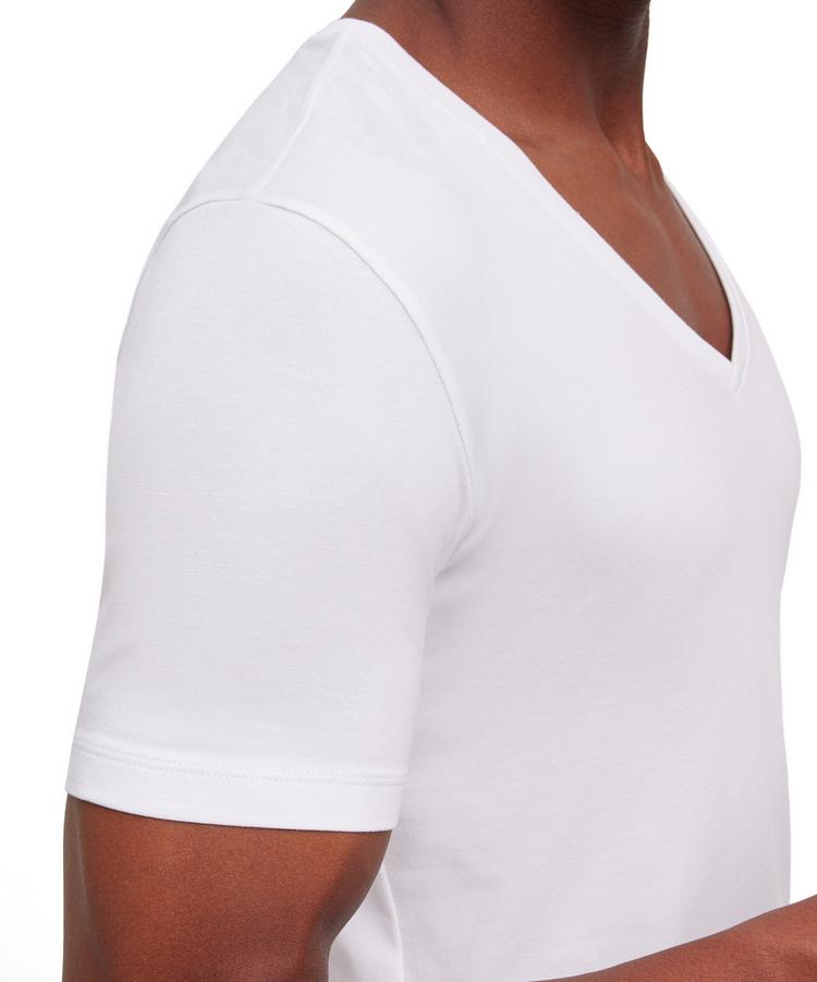 Falke Falke UW Deep V-Neck T-Shirt CO/EL m Unterhemd Herren - white (2000) - 2 | SportScheck