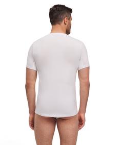 Rückansicht von Falke Daily Climate Control Unterhemd Herren white (2000)