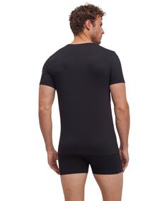 Rückansicht von Falke T-Shirt Unterhemd Herren black (3000)