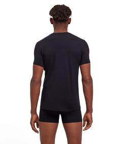 Rückansicht von Falke T-Shirt Unterhemd Herren black (3000)