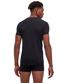 Rückansicht von Falke T-Shirt Unterhemd Herren black (3000)