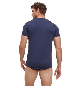 Rückansicht von Falke T-Shirt Unterhemd Herren midnight (6366)