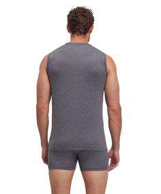 Rückansicht von Falke Top Funktionstop Herren dark grey -heather (3278)