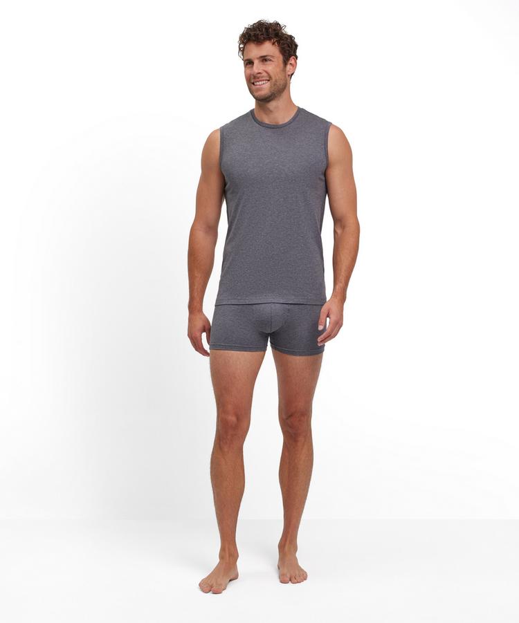 Falke Falke UW Muscle-Shirt CO/EL m Funktionstop Herren - dark grey -heather (3278) - 1 | SportScheck