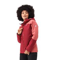 Rückansicht von Regatta Highton III Outdoorjacke Damen RumbaRd/MnRd