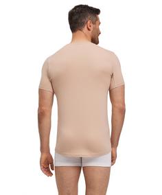 Rückansicht von Falke UW Crew Neck T-Shirt Outlast m Unterhemd Herren camel (4220)