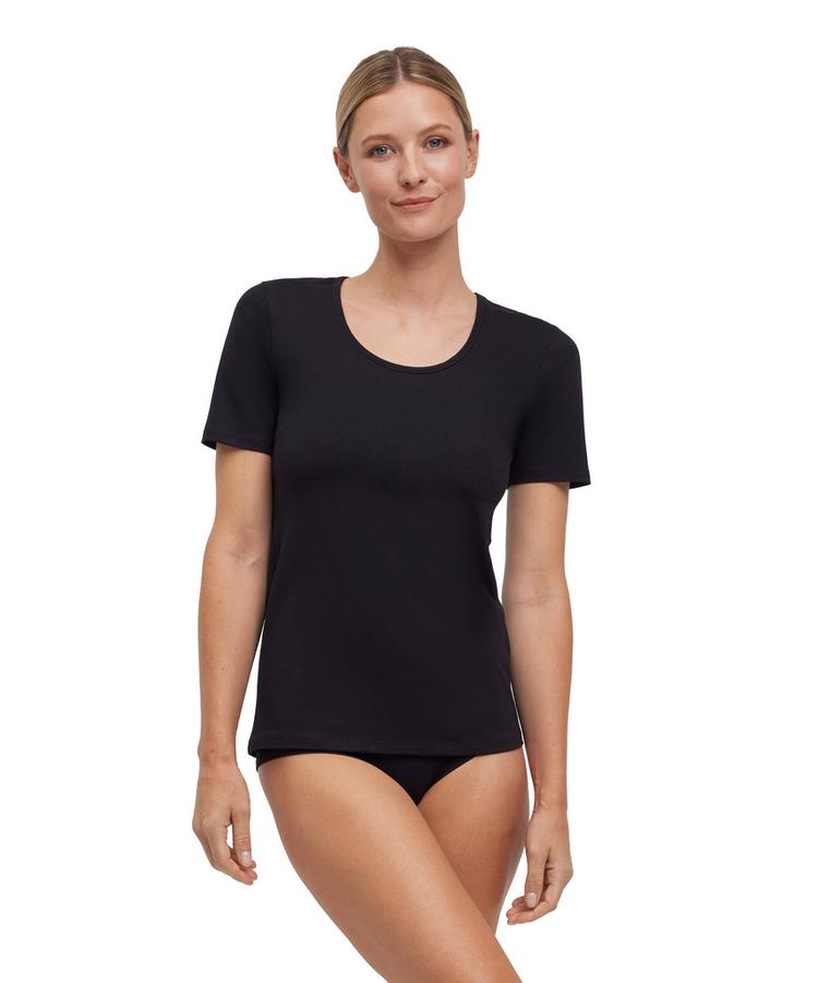 Falke Falke UW T-Shirt CO/EL w Unterhemd Damen - black (3000) - 0 | SportScheck