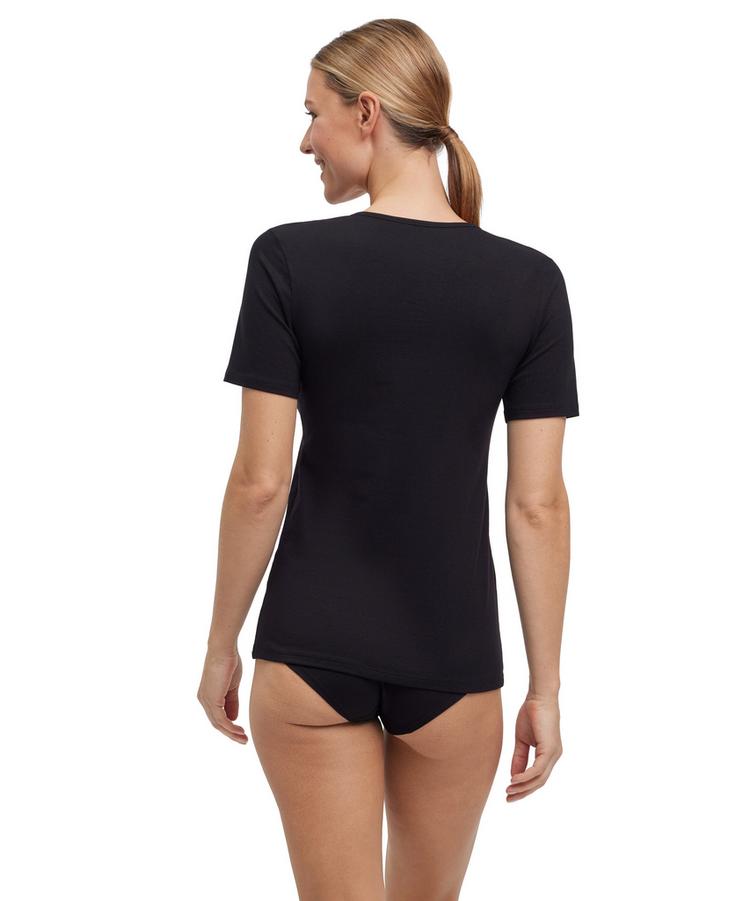 Falke Falke UW T-Shirt CO/EL w Unterhemd Damen - black (3000) - 0 | SportScheck