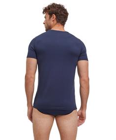 Rückansicht von Falke Daily Comfort Unterhemd Herren midnight (6366)