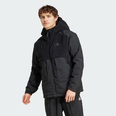 Rückansicht von adidas City Escape Insulation Jacke Funktionsjacke Herren Black / Black