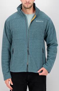 DEPROC active SEWARD MN Strickfleece Herren - smoke