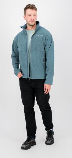 Rückansicht von DEPROC active SEWARD MN Strickfleece Herren smoke