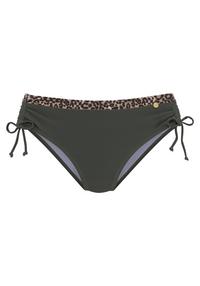 Lascana Bikini-Hose Bikini Hose Damen - oliv-leo