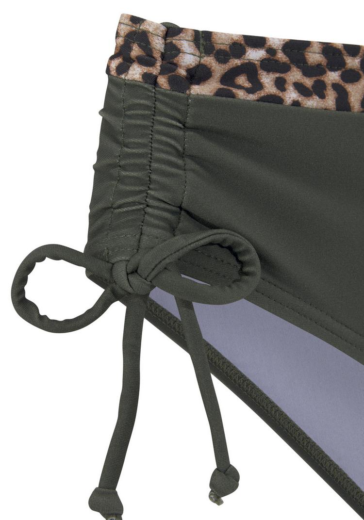 Lascana Lascana Bikini-Hose Bikini Hose Damen - oliv-leo - 1 | SportScheck
