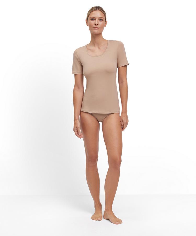 Falke Falke UW T-Shirt CO/EL w Unterhemd Damen - camel (4220) - 1 | SportScheck