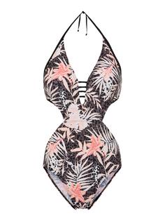 Buffalo Monokini Badeanzug Damen braun-apricot