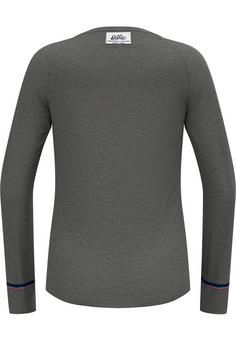 Rückansicht von Odlo ACTIVE WARM ORIGINALS ECO KIDS Funktionsshirt odlo steel grey melange(10183)