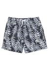 VENICE BEACH Badeshorts Badehose Herren - schwarz bedruckt