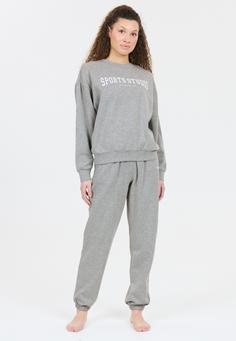 Rückansicht von Athlecia Giannis Sweatshirt Damen 1005 Light Grey Melange