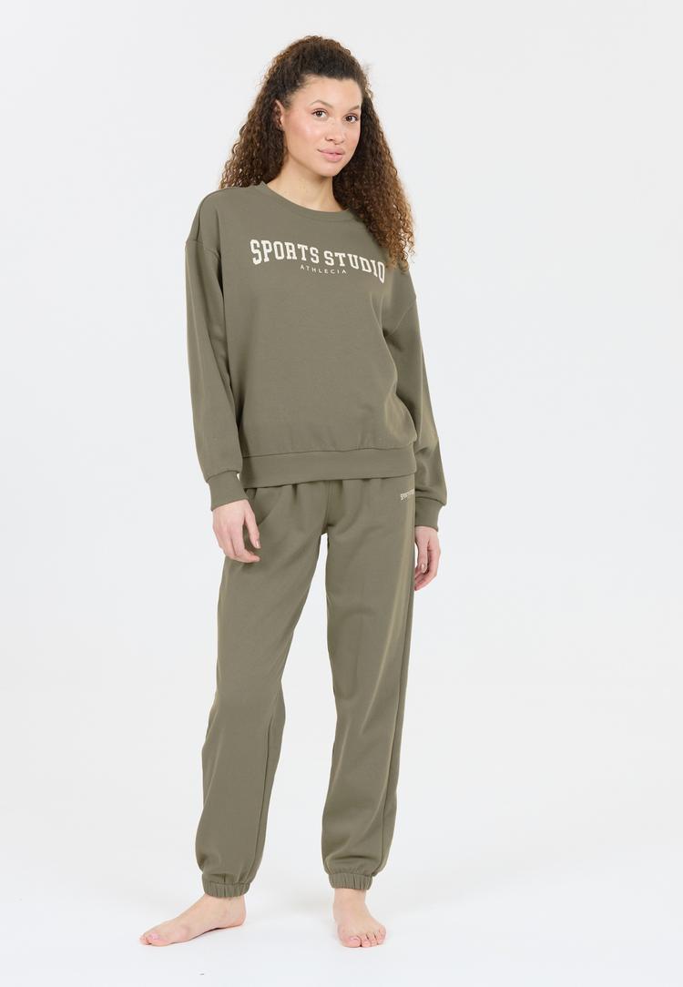 Athlecia Athlecia Giannis Sweatshirt Damen - 3211 Smokey Olive - 0 | SportScheck