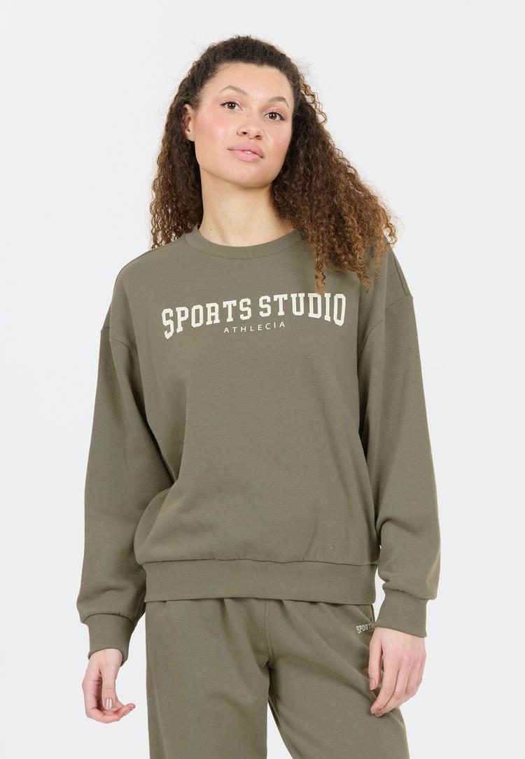 Athlecia Athlecia Giannis Sweatshirt Damen - 3211 Smokey Olive - 1 | SportScheck